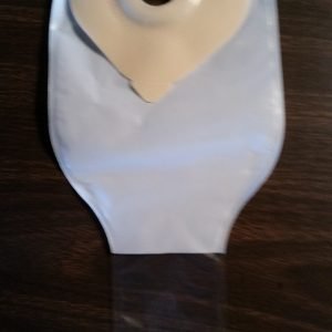 Securi-T 1-Piece Precut 1-1/4" Convex Drainable Pouch