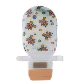 Assura A/C Pediatric 2-Piece Drainable Pouch - Orange
