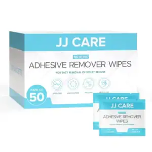 JJ Care Adhesive Remover Large Wipes