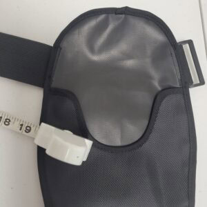 Black Belted Pouch Holder - 34" - 40"