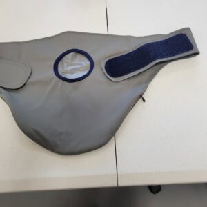 WansMed Althetic Ostomy Belt - Medium 32" - 35" Gray