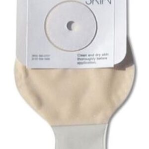 MicroSkin 1-Piece Precut 1" Flat Drainable Pouch